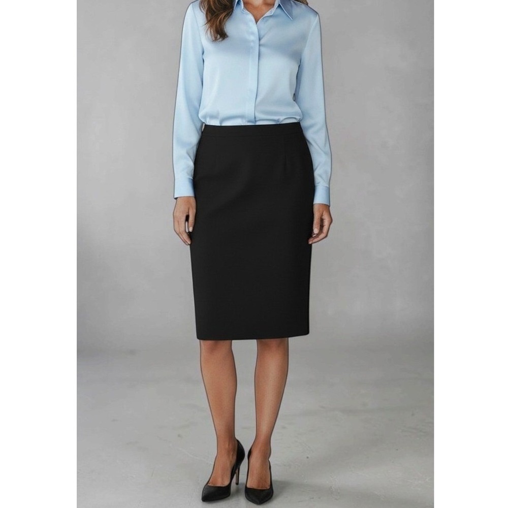 Antonio Melani Womens 8 NWT Grey Wool Pencil Skirt Career Office Professional